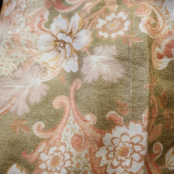 Zimmermann Size 2 Tropical Pants Wide Leg Cropped Belted Linen Blend Floral - Picture 10 of 10